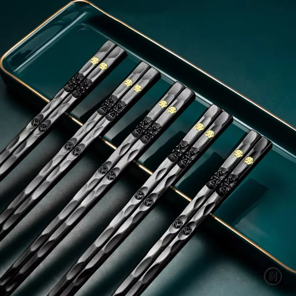 5Pcs Reusable Chinese Chopsticks