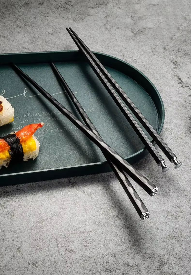 Decorative Metal Chopsticks Gift Set