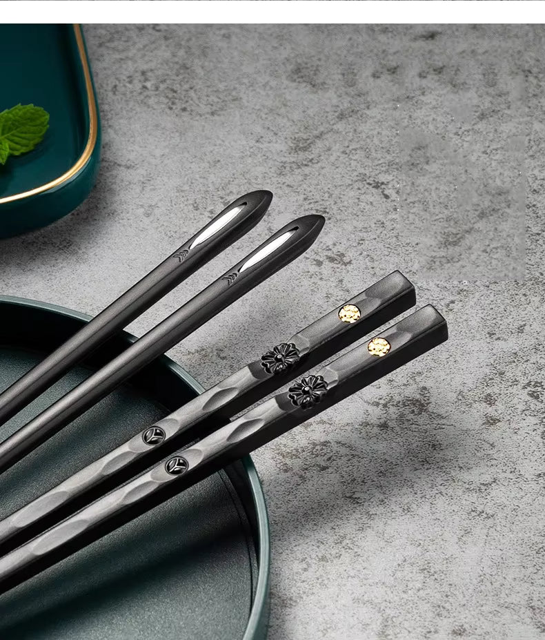 Decorative Metal Chopsticks Gift Set