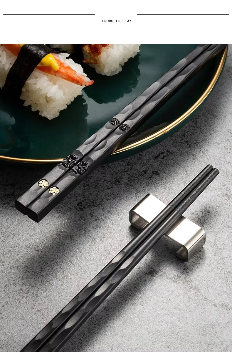 Decorative Metal Chopsticks Gift Set