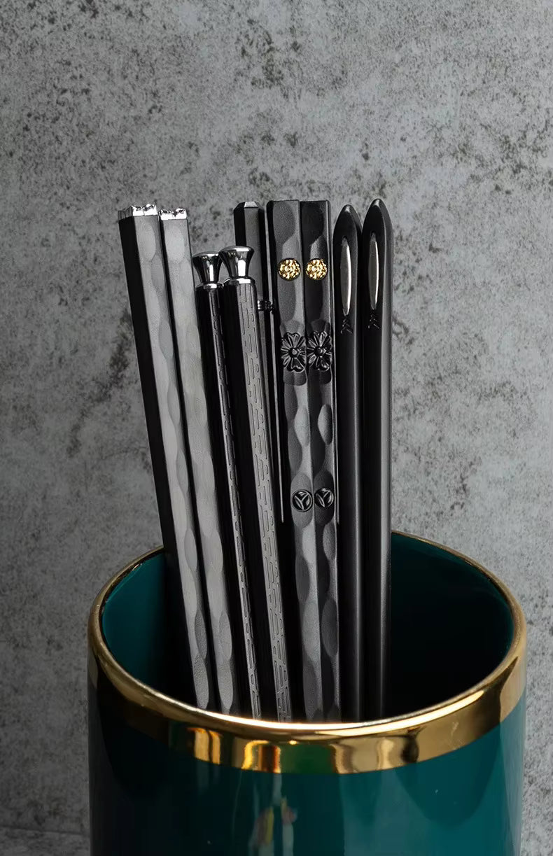 Decorative Metal Chopsticks Gift Set